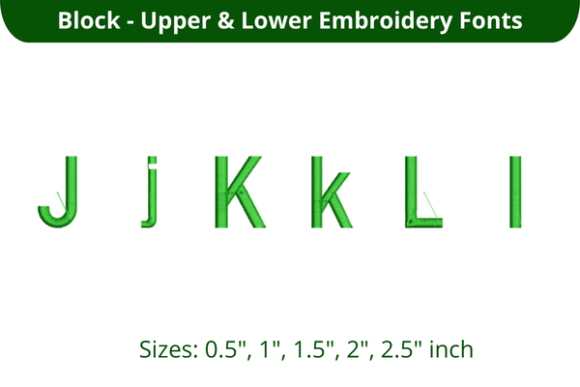Block Font JKL