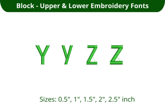 Block Font YZ
