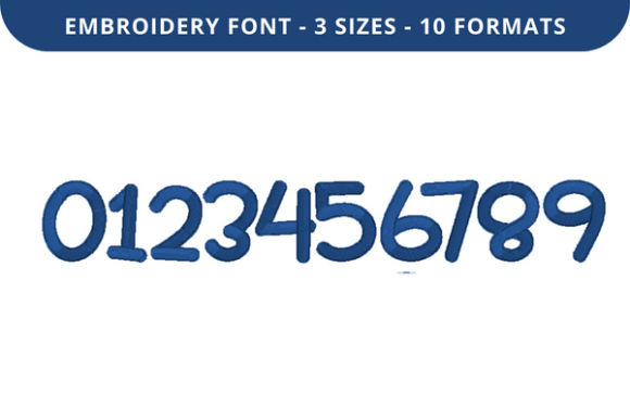 Buzzlova Font 0 to 9