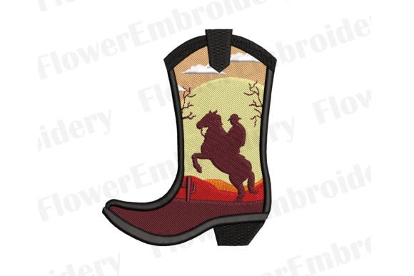 Cowboy with Horse