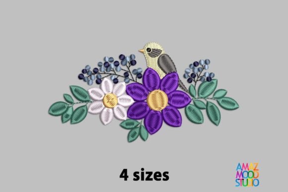 Flowers with Bird Embroidery Review