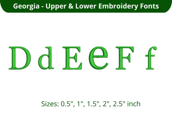 Georgia Font DEF