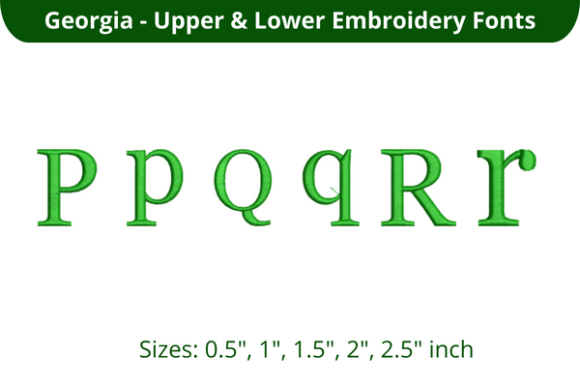 Georgia Font PQR