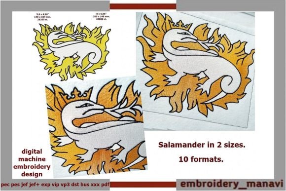 Salamander on Fire