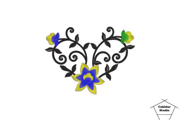 Yellow Blue Flowers